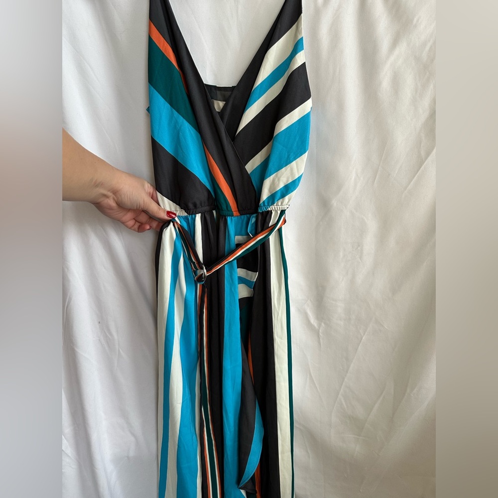 Loft midi-maxi 70s vibe dress